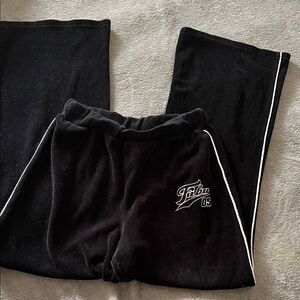 y2k Black Track Pants